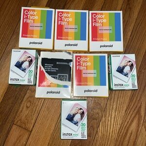 Polaroid Color i-Type Film Packs - White with Rainbow Accent